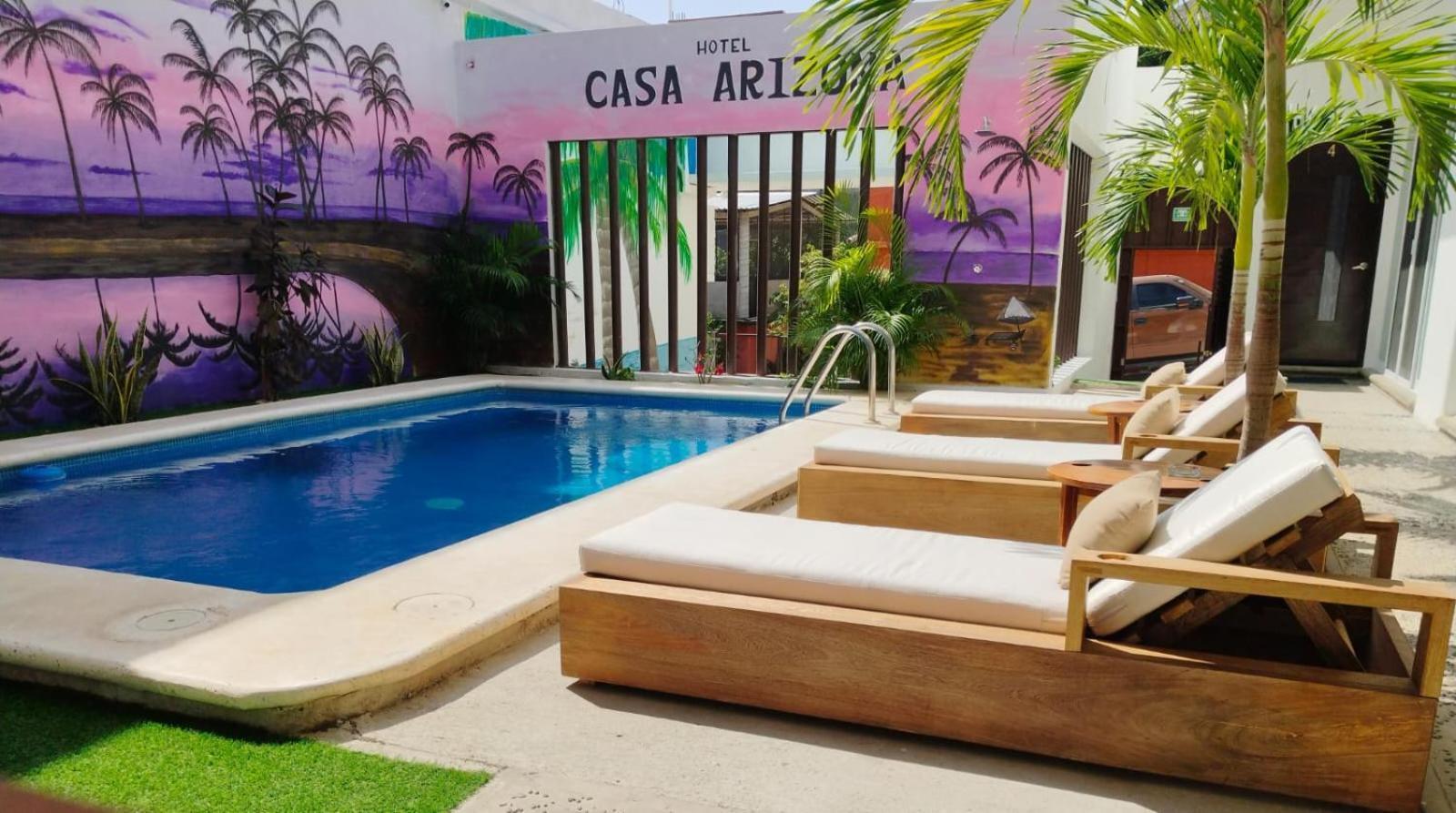 Casa Arizona Hotel Brisas de Zicatela Buitenkant foto